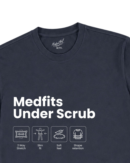 Navy Blue Under Scrub - Long Sleeve