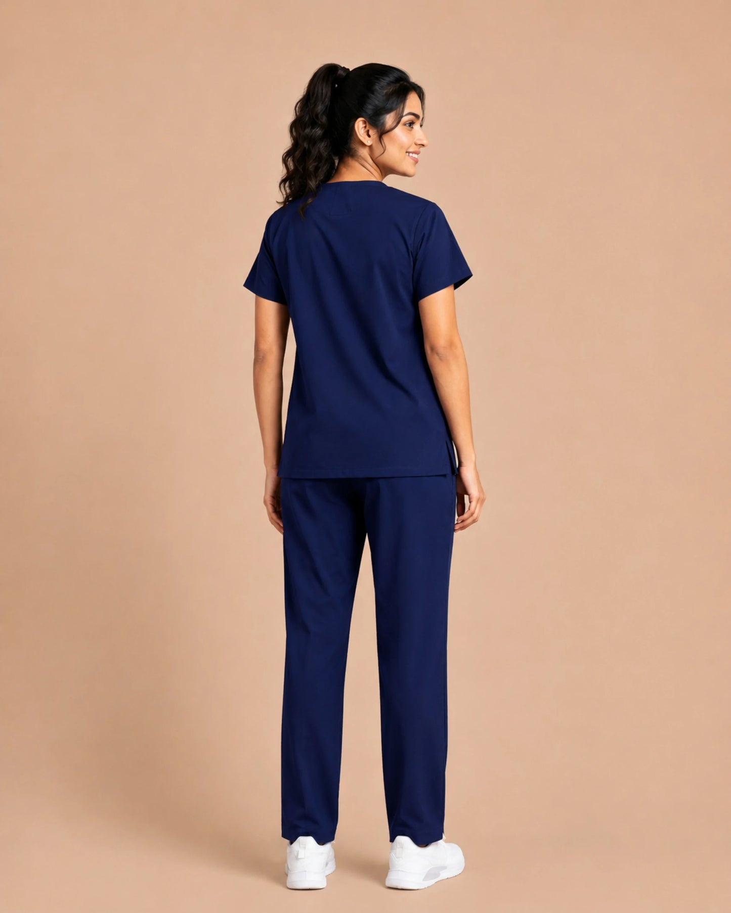 Medfits Core Women's V-Neck (Marine Blue) New Gen Scrub