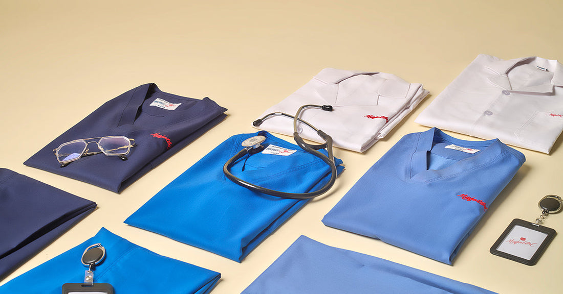 Custom scrubs with logo
