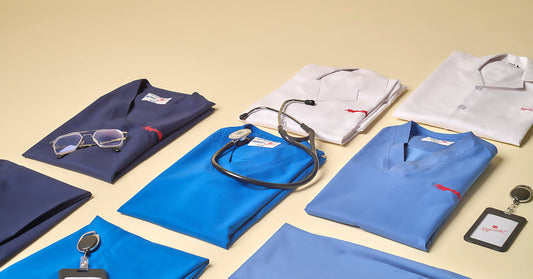 Custom scrubs with logo