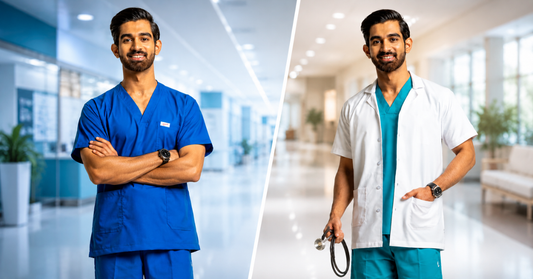 scrubs vs lab coats