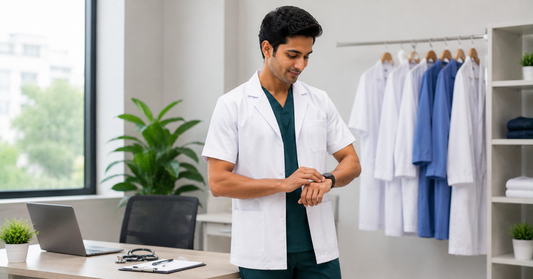 half sleeve doctor coat online
