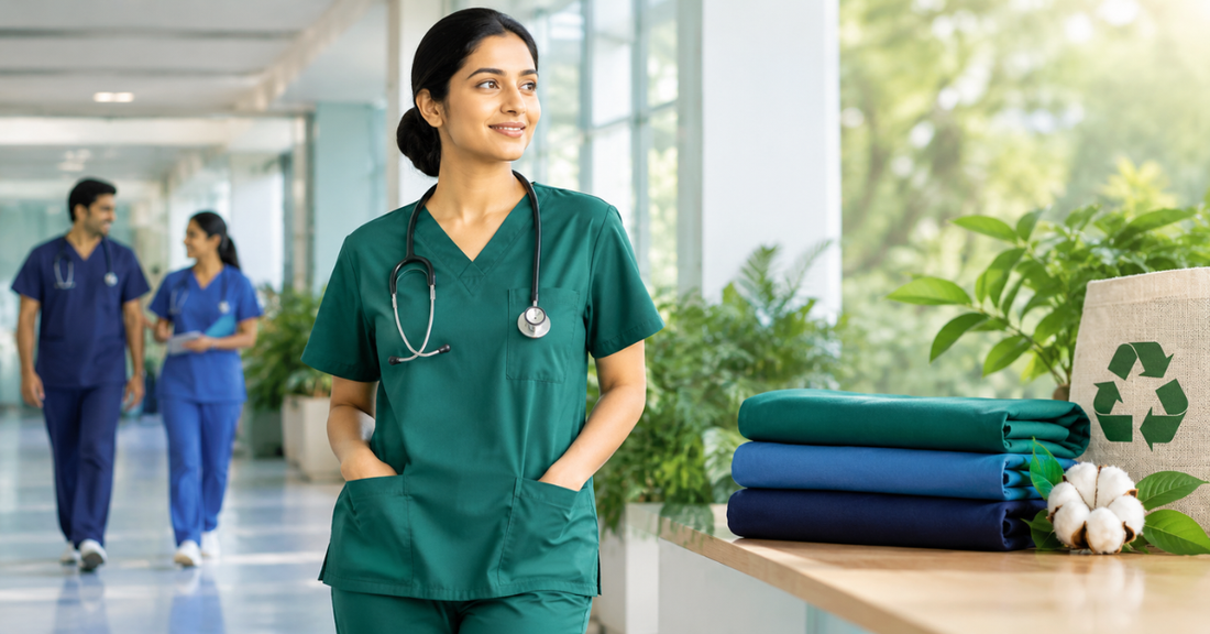 sustainable medical scrubs India