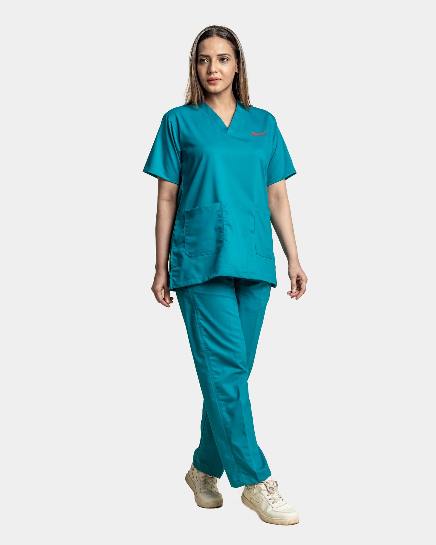 Unichoice Women's V-Neck (Light Green) New Gen Scrub