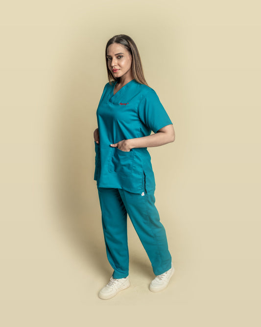 Unichoice Women's V-Neck (Light Green) New Gen Scrub