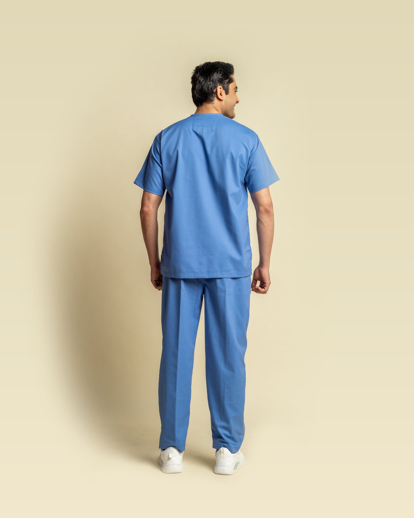 Unichoice Men's V-Neck (Ceil Blue) New Gen Scrub