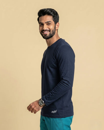 Navy Blue Under Scrub - Long Sleeve
