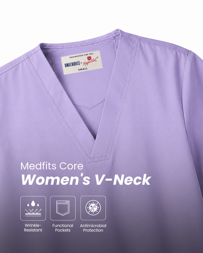Medfits Core Women's V-Neck (Lavender) New Gen Scrub