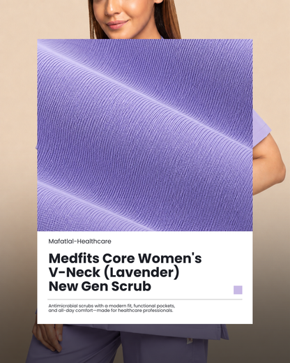 Medfits Core Women's V-Neck (Lavender) New Gen Scrub
