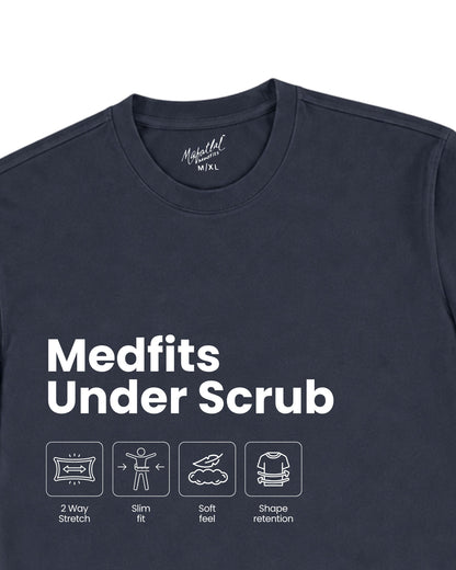 Navy Blue Under Scrub - Long Sleeve