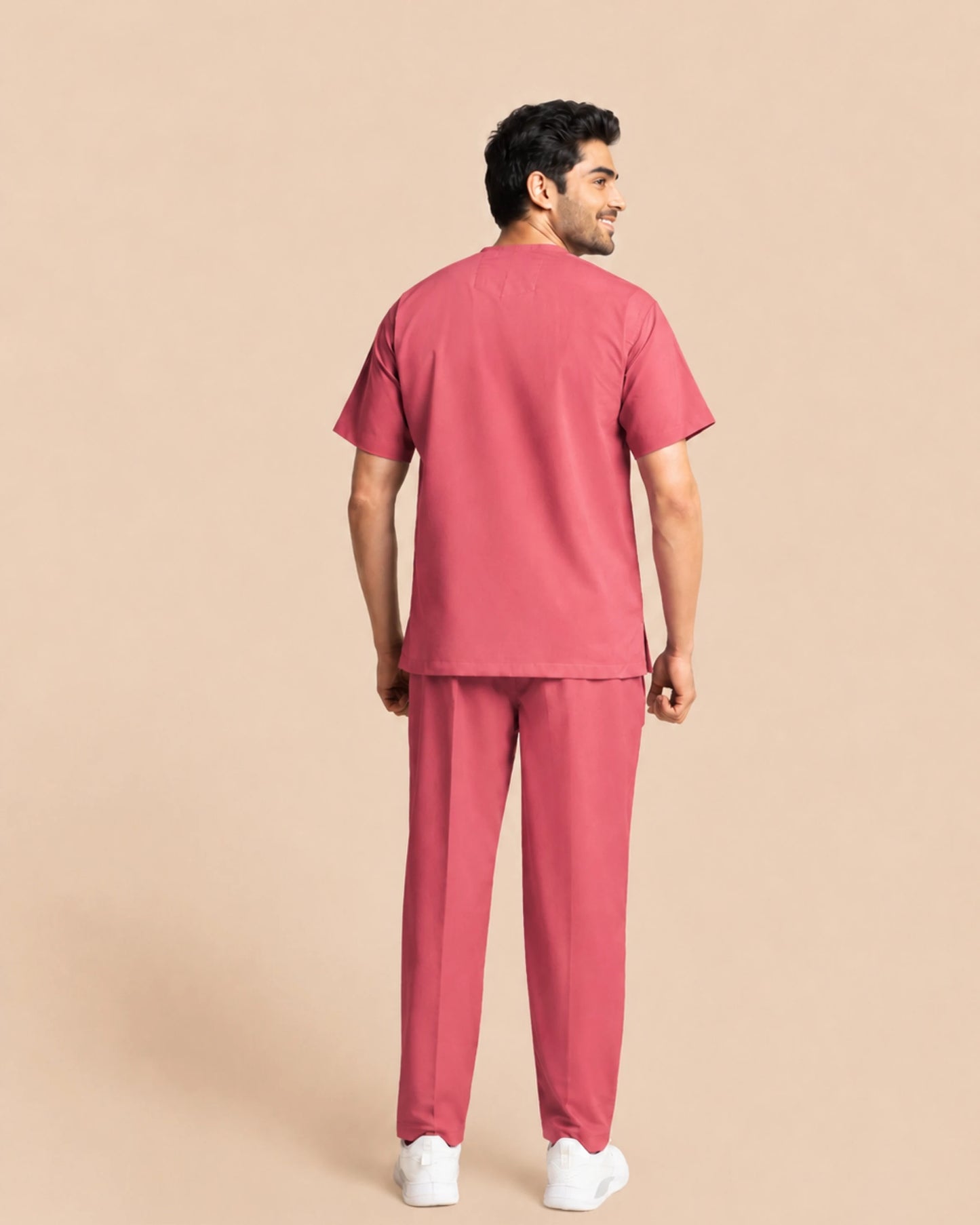 Medfits Core Men's V-Neck (Light Pink) New Gen Scrub