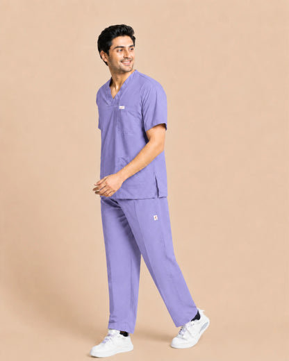 Medfits Core Men's V-Neck (Lavender) New Gen Scrub