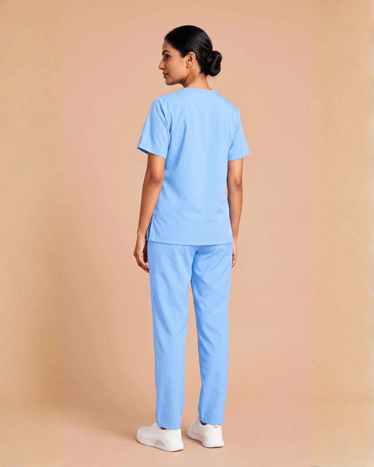Medfits Core Women's V-Neck (Light Blue) New Gen Scrub
