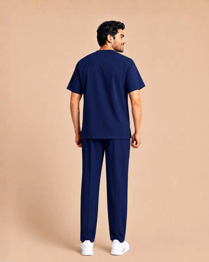 Medfits Core Men's V-Neck (Marine Blue) New Gen Scrub