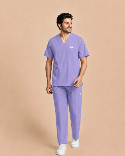 Medfits Core Men's V-Neck (Lavender) New Gen Scrub