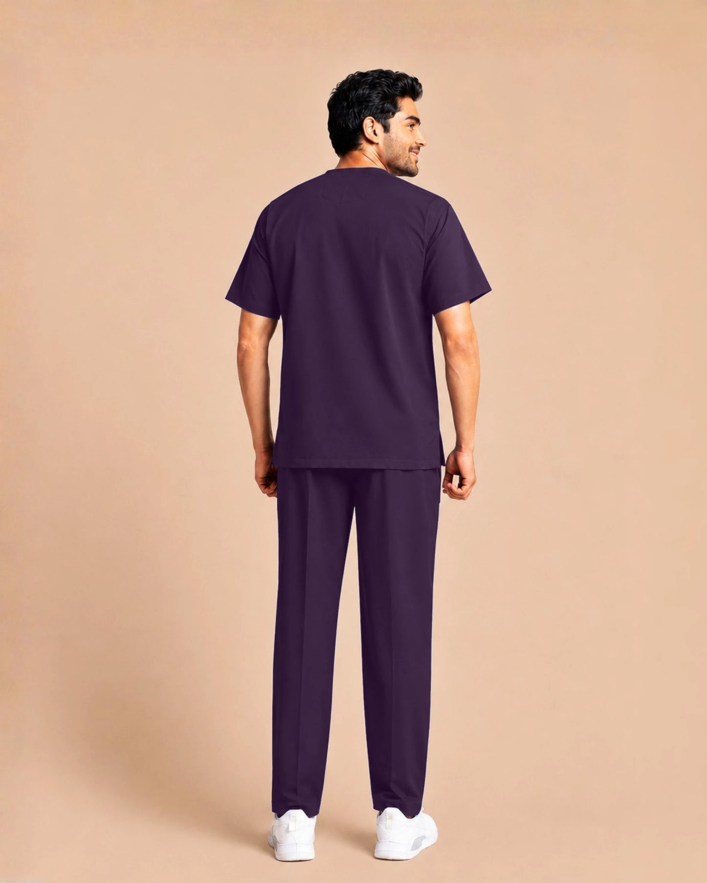 Medfits Core Men's V-Neck (Purple) New Gen Scrub