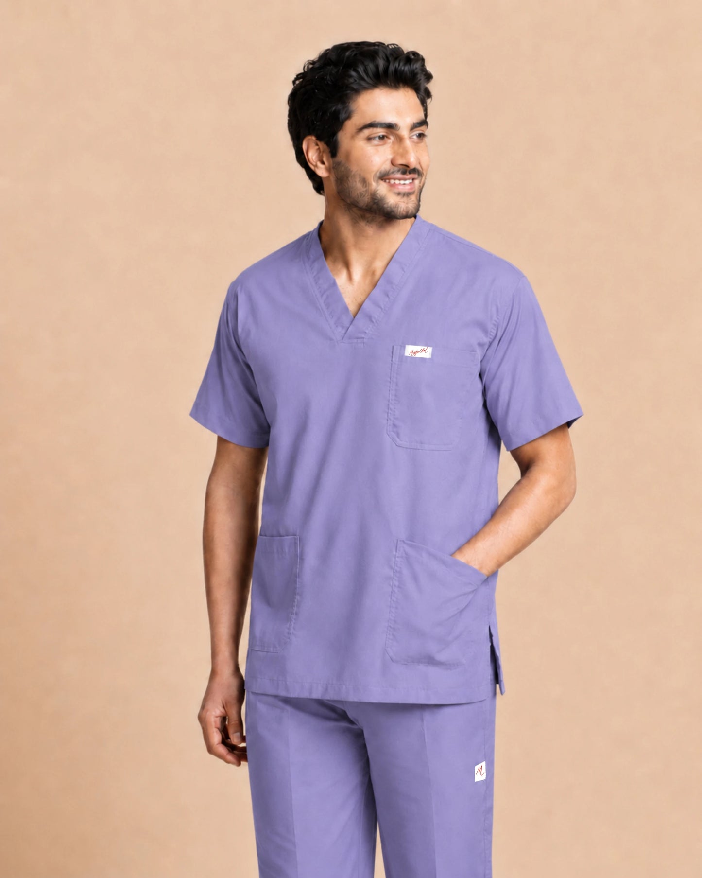 Medfits Core Men's V-Neck (Lavender) New Gen Scrub