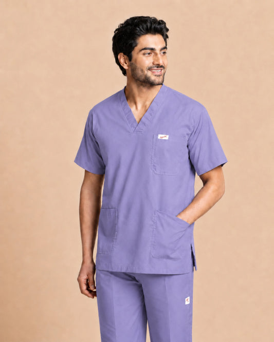 Medfits Core Men's V-Neck (Lavender) New Gen Scrub